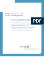 Bridgewater - The Transformation To 4G-LTE For WiMAX Operators 7jun10