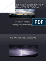 Tratamiento Con Toxina Botulinica Tipo A para Migraña