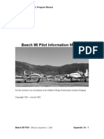 Beechcraft 95 Travelair Pilot Information Manual PDF