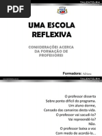 OFICINAS_CONSIDERAÇÕES UMA ESCOLA REFLEXIVA