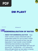 DM Plant Operation and Process Overview | PDF | Ion Exchange | Ion