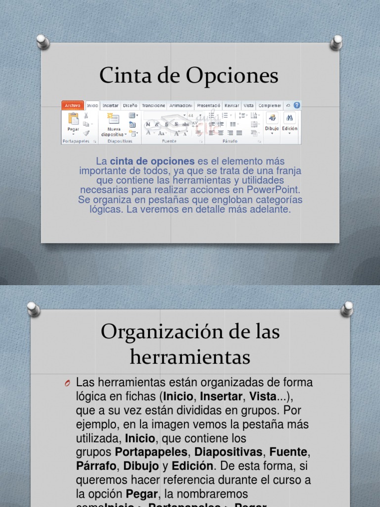Cinta de Opciones Power Point | PDF | Point and Click | Microsoft