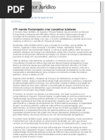 Conjur - Supremo manda Florianópolis 'providenciar funcionamento' de conselho tutelar