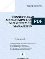 Konsep Dasar Supply Chain Manajemen