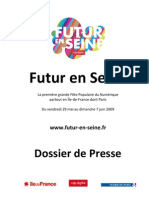 Dossier de Presse Futur en Seine