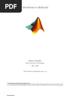 Matlab Manual