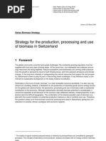 Swiss Biomass strategy