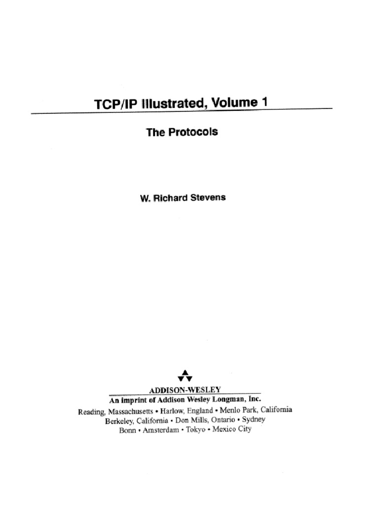 Richard Stevens Tcp-Ip Illustrated Vol 1 | PDF