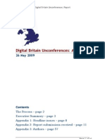 Digital Britain Unconferences Report