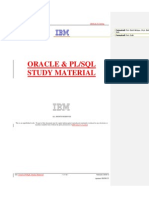 Oracle PLSQL Study Material