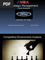 Ford 'S Competitors Analysis