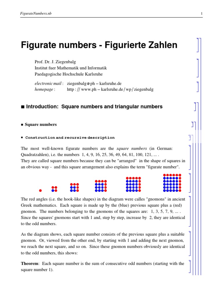 Figurate Numbers Polygon Triangle