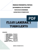 Practica de Lab Termofluiidos - Flujo Laminar y Turbulento