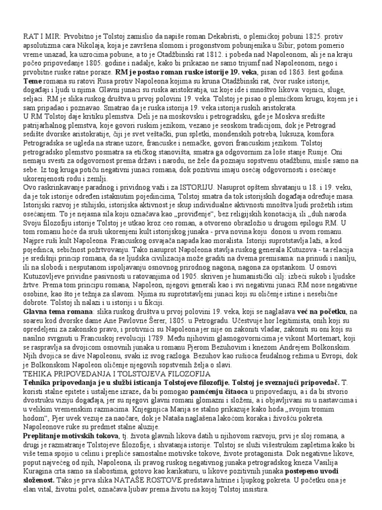 RAT I MIR L.N. Tolstoj PDF