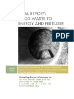 Food Waste to Energy Pilot Project Final Report