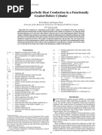 Heat Transfer -Transient Hyperbolic Conduction in Hollow Cylinder