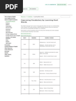 Root Words in English Language_List of Root Words Used in English Language