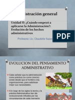 Unidad II Evolucion de Los Hechos Adm.