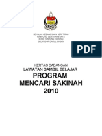 Kertas Cadangan Lawatan SG Klah 2010