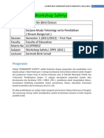 E-portfolio Workshop Safety( Contoh)