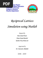 Download Reciprocal Lattices Simulation Using Matlab by Omed Ghareb SN15857232 doc pdf