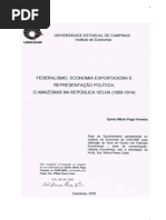 O amazonas na República Velha (1889-1914) por FERREIRA