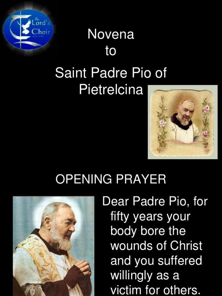 Novena to Saint Padre Pio | Eucharist | Intercession