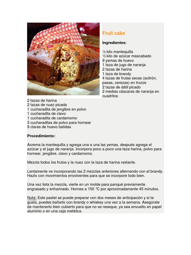 Fruit Cake
