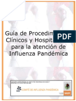 14766702 Guia de Procedimiento Clinicos y Hospitalarios Para La Atencion de Influenza Pandemica
