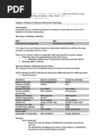 Fundamentals of Business To Business Marketing Summary - PDF - 4bS BSDFSTF