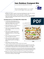 Build Your Own Outdoor Compost Bin: What You Need