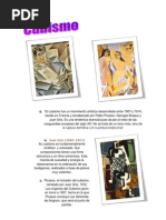 El cubismo fue un movimiento artístico desarrollado entre 1907 y 1914