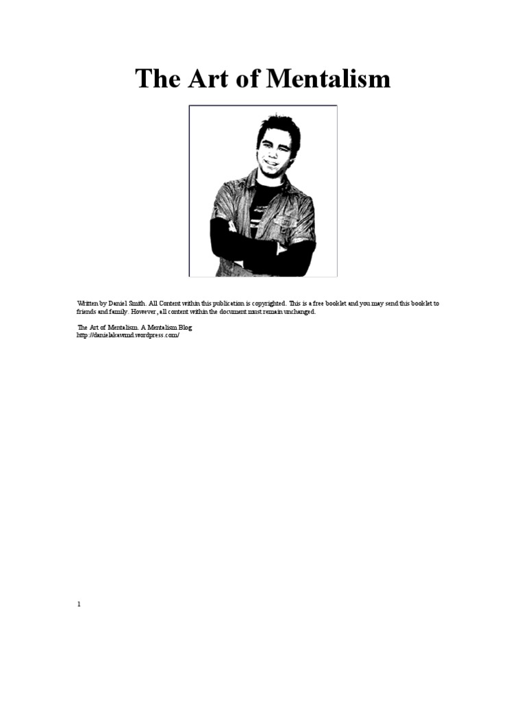 13 steps to mentalism pdf scribd