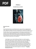 You Think That You Are Free