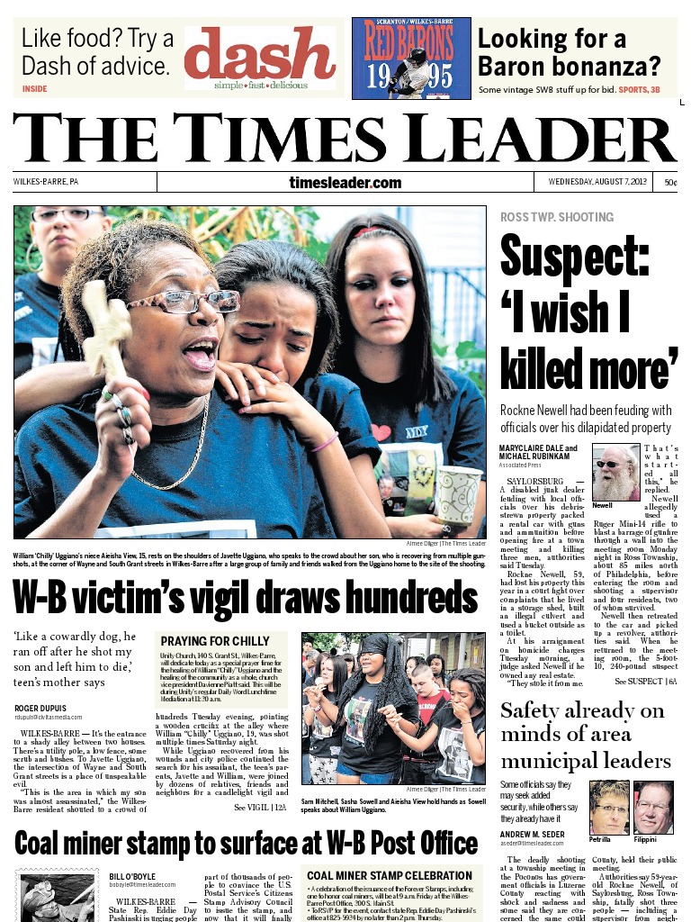 Times Leader 08-07-2013 | PDF | Fannie Mae | Obesity
