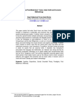 S. Holland - C. Oliveira - Who-Misplaced-Postmodernism - Hume, Adam Smith and Economic Methodology