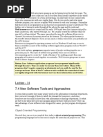 Lecture - 14 7.4 New Software Tools and Approaches: Object-Oriented Programming