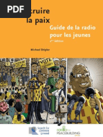 Construire la paix - Guide de la radio pour les jeunes, 2ème edition (Radio for Peacebuilding Africa, SFCG – 2005)