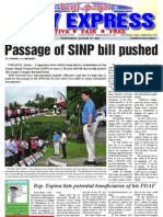 Passage of SINP Bill Pushed: Daily Express