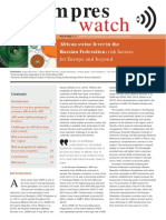 EMPRES WATCH - Volume 28 African Swine Fever in The Russian Federation: Risk Factors For Europe and Beyond (FAO, Pokrov-Russian Federation 2013)