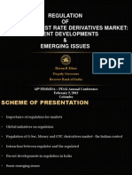 Regulation OF G-Sec & Interest Rate Derivatives Market: Recent Developments & Emerging Issues