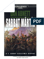 Dan Abnett - Gaunt 7. Sabbat Mártír