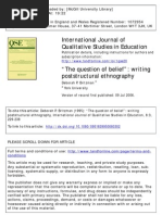 International Journal of Qualitative Studies in Education