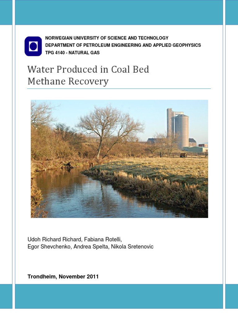 Water Produced in Coal Bed Methane Recovery | PDF | Coalbed Methane ...