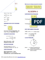 MATH Formulas