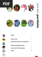 Download Bret Kerr  graphic design portfolio  2009 by Bret Kerr SN15869566 doc pdf