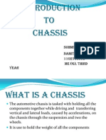 TO Chassis: Submitted By:-Namit Gupta 1102740063 ME (G), Third Year