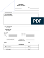 Job Number Date Weld Type / Size: Attachment 1 Welding Data Sheet