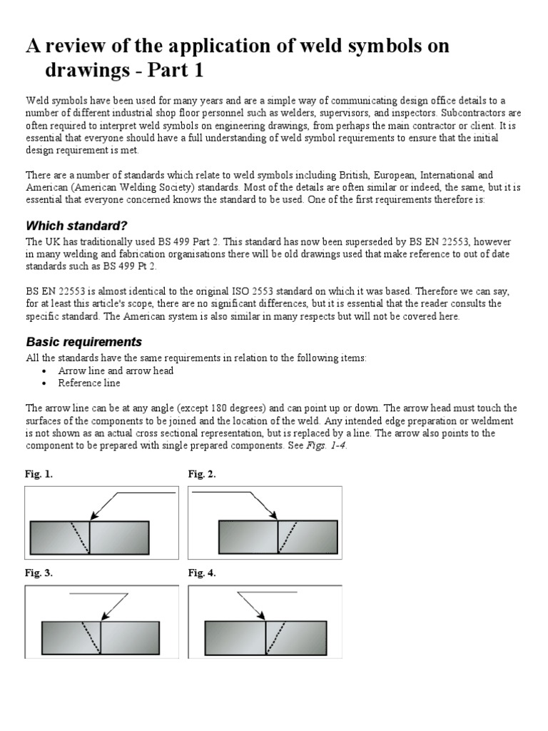 Weld Symbols Technical Drawing Welding 