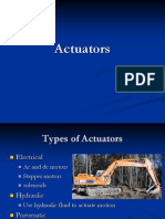 Types of Actuators - Electric, Hydraulic & Pneumatic